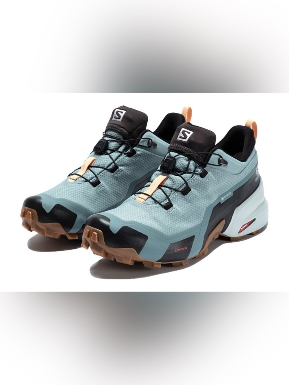 Salomon Cross Hike Gore-Tex Trail Shoes Light Blue - Sz 9.5